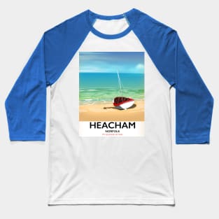 Heacham Norfolk travel poster Baseball T-Shirt